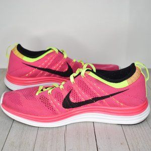 Nike Women's Flyknit One Pink Sneaker Running Training Shoes Pre Owned Size 9.5